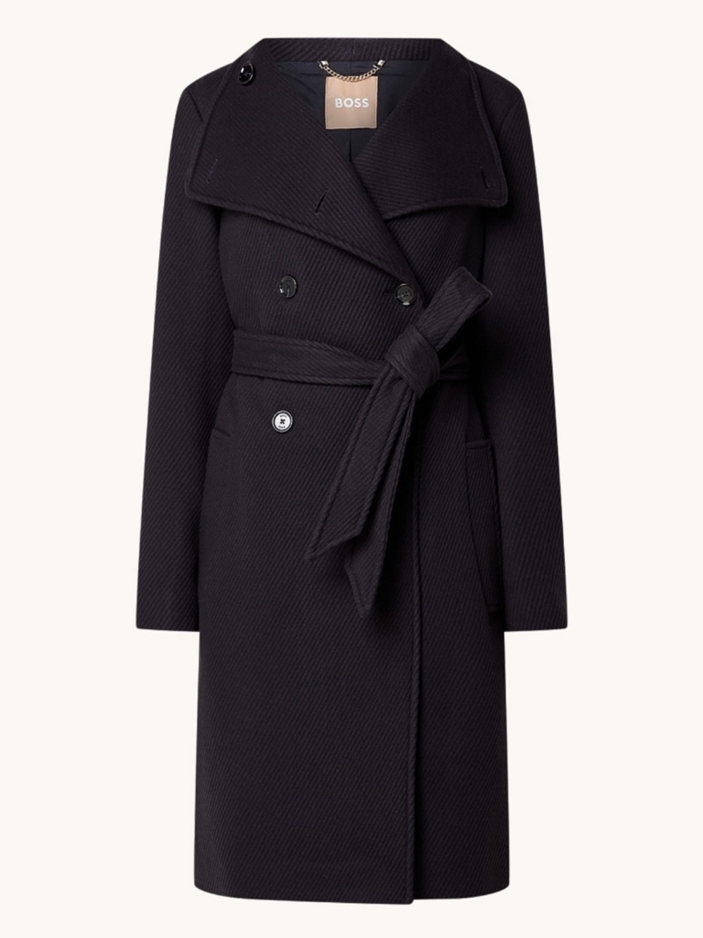 Hugo Boss Cedandy Wool Coat - Size Small
